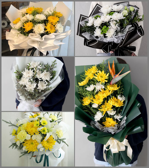 西藏林芝巴宜区百巴镇白事花束代送